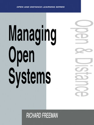 cover image of Managing Open Systems